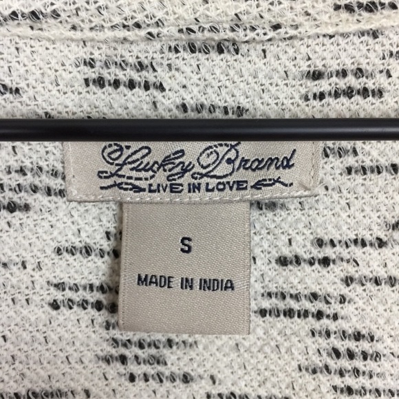 Waterfall Cardigan Sweater Back Ties Lucky Brand S - Picture 5 of 8